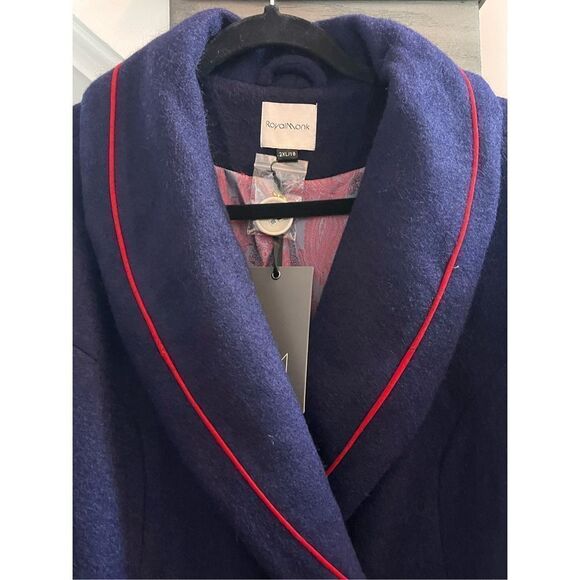 ModCloth Royal Monk Nautical Navy Madeline Coat sz 2X /18 NWT - Picture 6 of 9